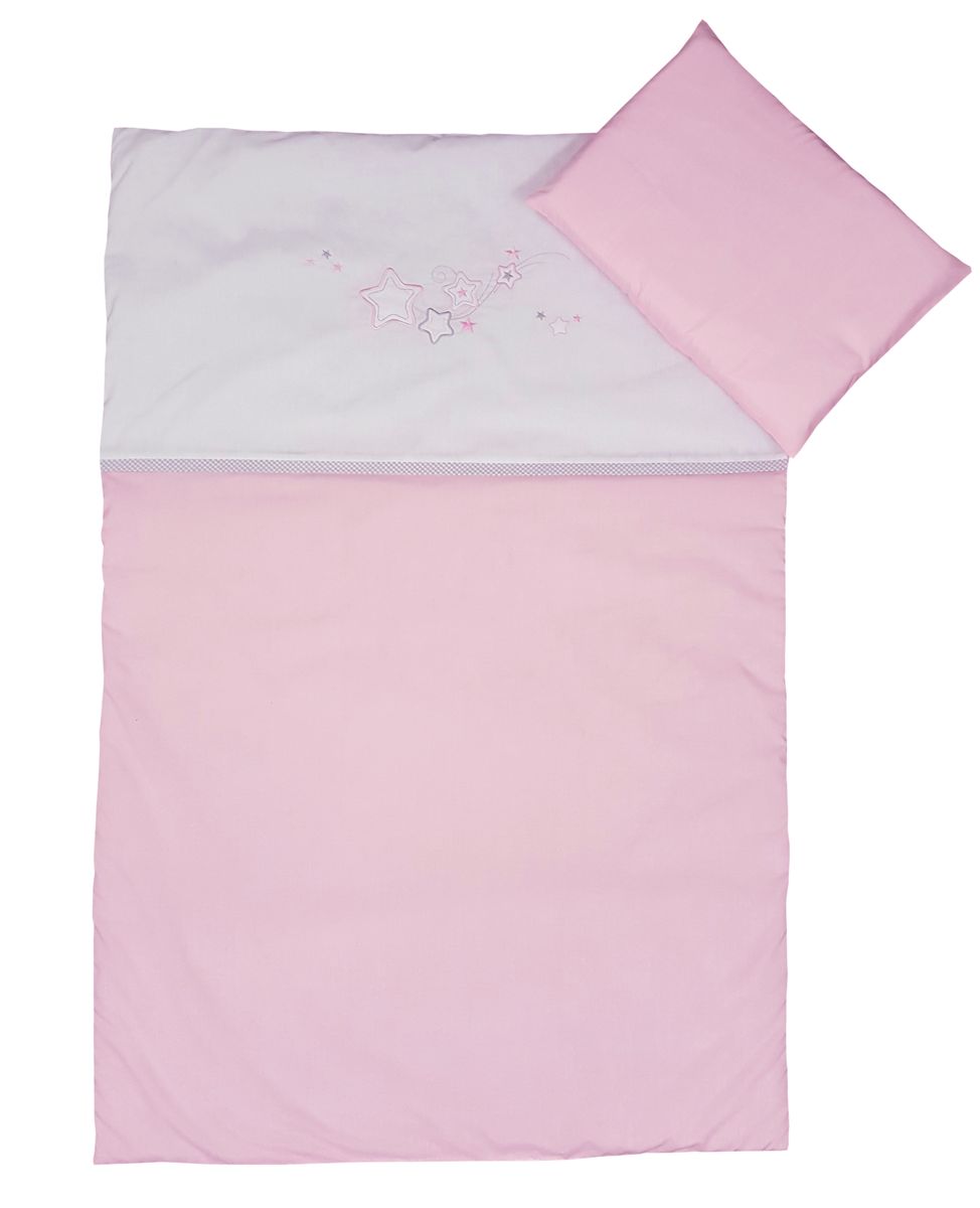 Cabbage Creek - Cot Linen Set of 3 - Pink Stars | Shop Today. Get it ...