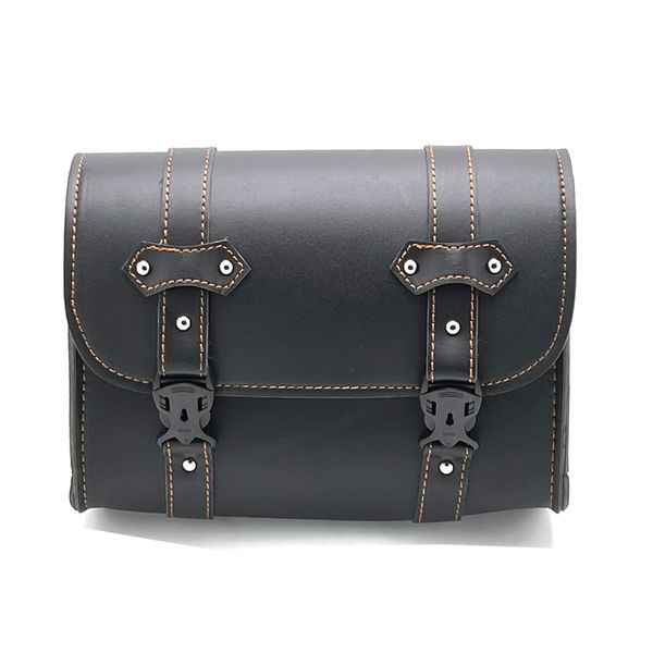 Black Waterproof Motorcycle Side Bag Pannier Delivery Bag Hard Wearing