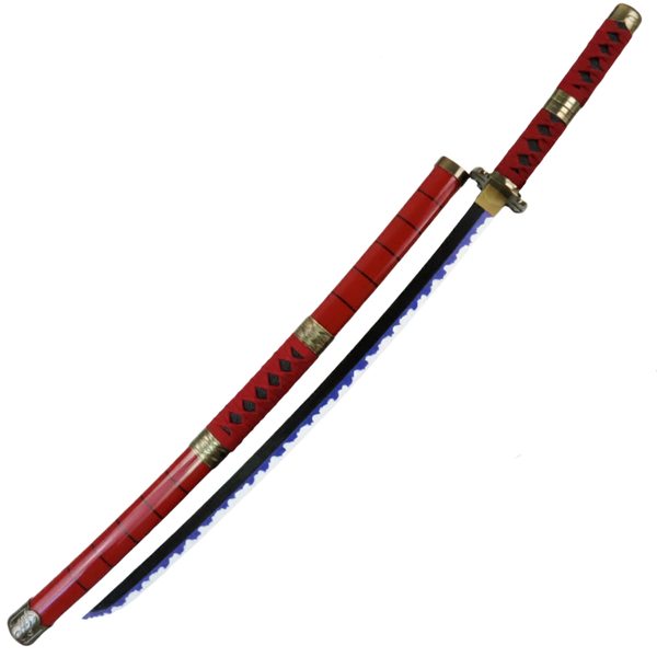 Bamboo One Piece Roronoa Zoro Kitetsu Sword + Sword Stand