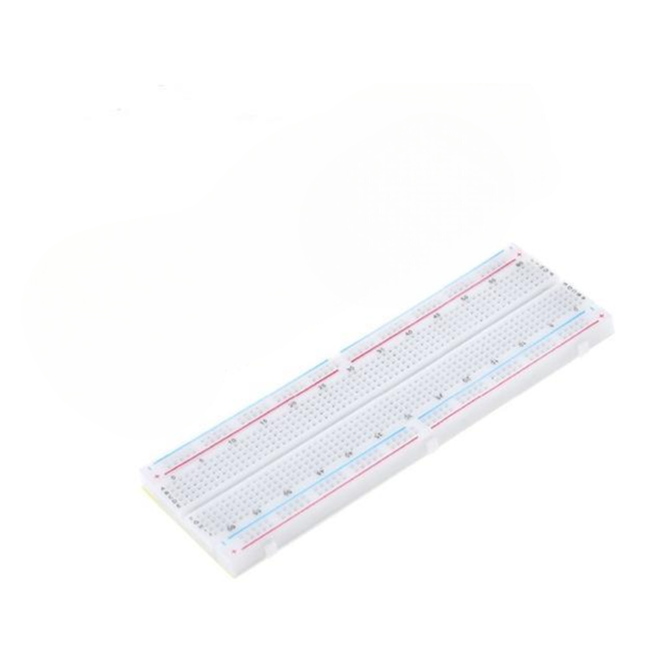 HKD Breadboard 16.5x5.5cm White 830 Tie Points | Compatible Power Modules