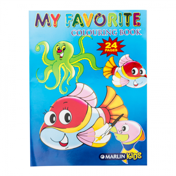 Marlin Kids Favourite Colouring Book - 24 Pages