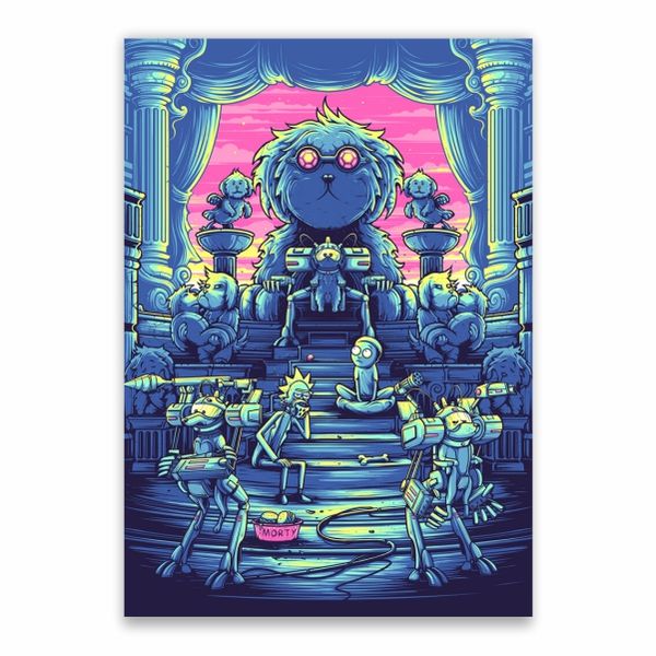 Rick And Morty Dogs Poster - A1