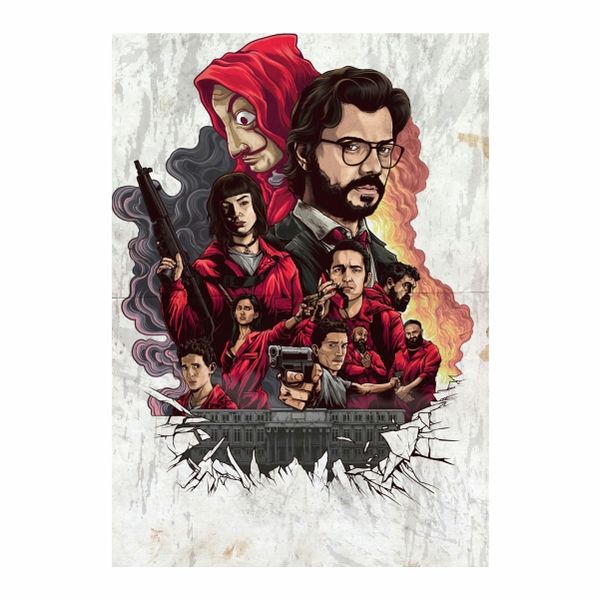 Money Heist Splash - A1 Poster