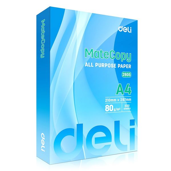 Deli A4 Printing Paper 80g 1 Pack 500 sheets