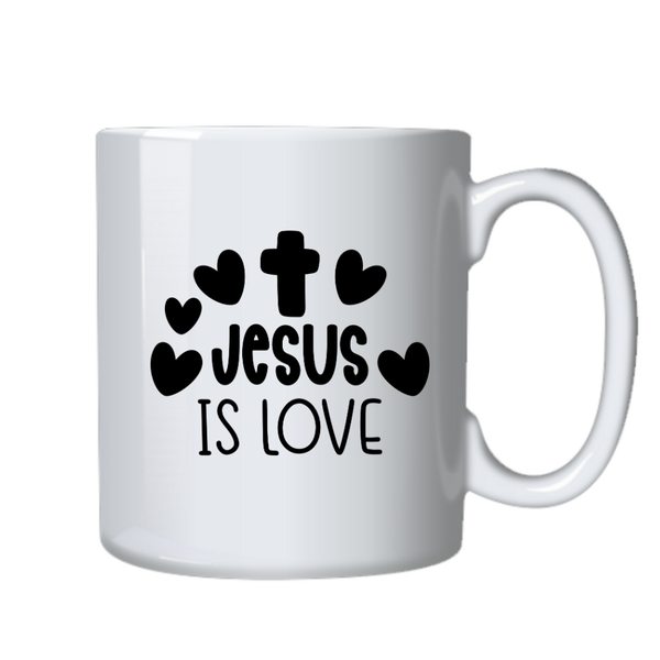 Jesus is Love Christian Theme Birthday Christmas Gift Cup Mug 402