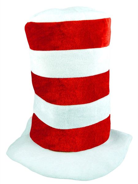 Cat in the Hat Red and White Striped Hat