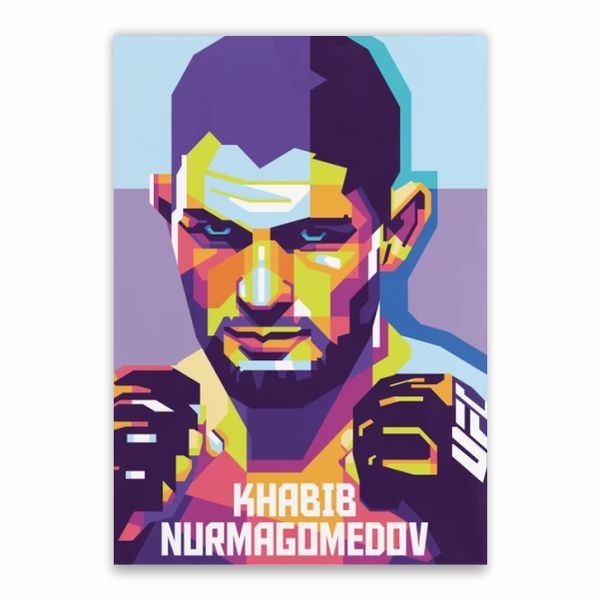 Khabib Nurmagomedov Pop Art Poster - A1