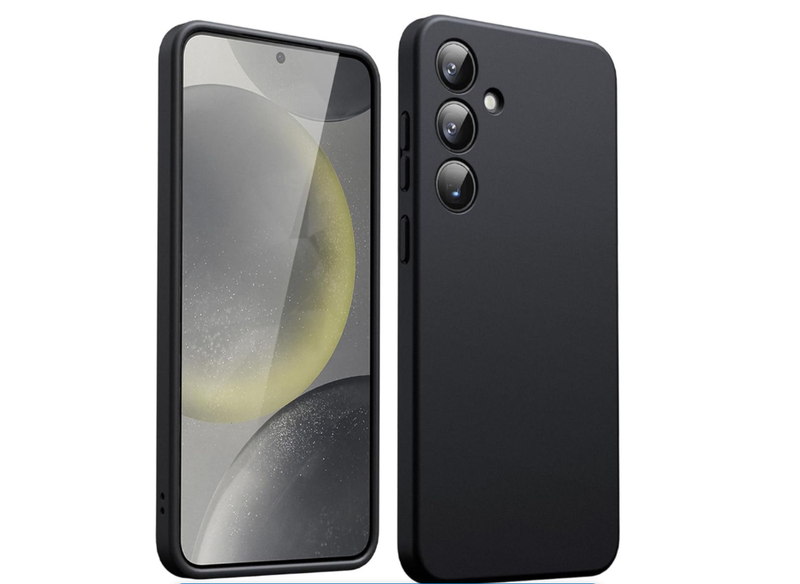 Liquid Silicone Back Case For Samsung Galaxy A16 - Black