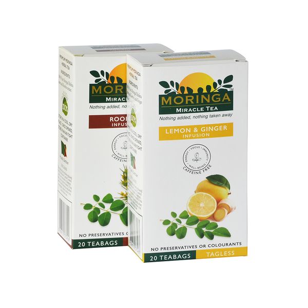 Moringa Tea - Rooibos and Lemon &amp; Ginger Infusion