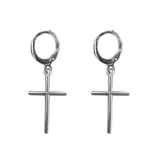 Vintage Cross Pendant Earrings