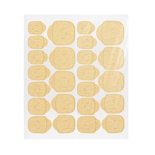 20 Sheets Super Thin Jelly Nail Tabs Long Lasting Glue Pro Nail Adhesive