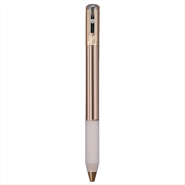 Geometric Metal Crinkle Pen Fidget Champagne Gold