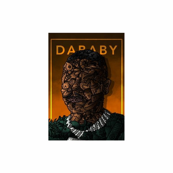 Painting Abstract Dababy - A1 Poster