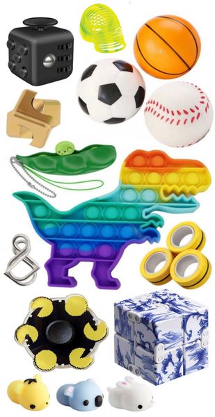 18 Piece Deluxe Set of Fidget and Sensory Toys