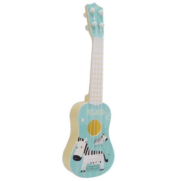Plastic Ukulele Toy with 4 Strings for Kids