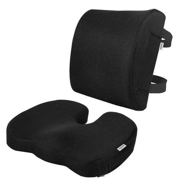 Chenshia Ergonomic Car Home Office Chair Lumbar Support Memory Foam Cushion