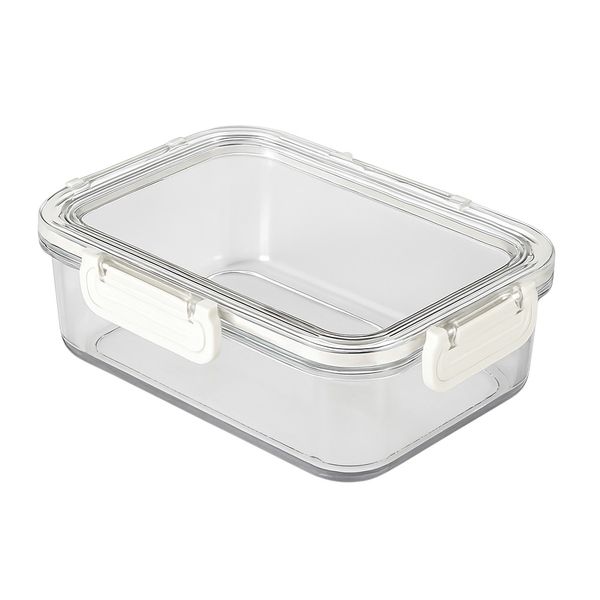 Airtight Food Storage Container With Secure Locking Lid - Transparent