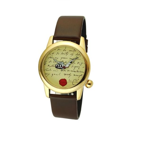 Brown Leather Writer's Watch