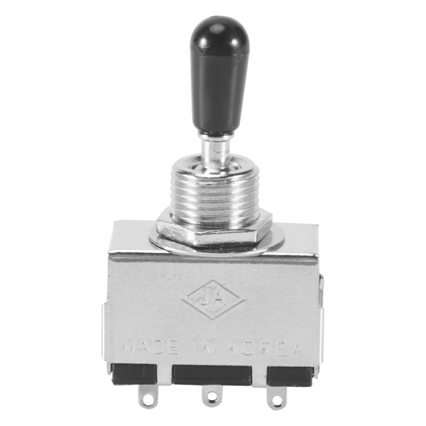 1Pc Guitar 3 Way Toggle Switch, Metal Enclosed 3 Way Selector Switch With