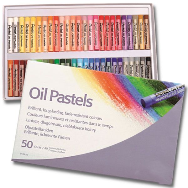 50-Piece Artist Oil Pastel Set
