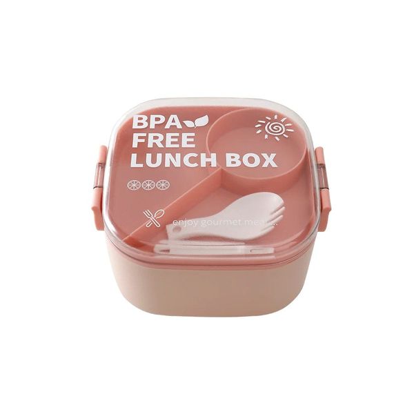 Square, 2 compartment Lunch Box