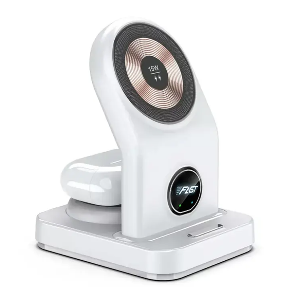 Magnetic 15W Fast Wireless Charging Stand