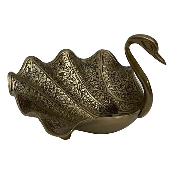 YB Ambiente - Mini Swan Antique Brass Bowl