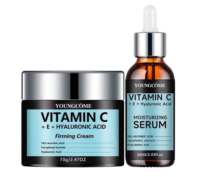 Vitamin C + E + Hyaluronic Acid Skincare Set
