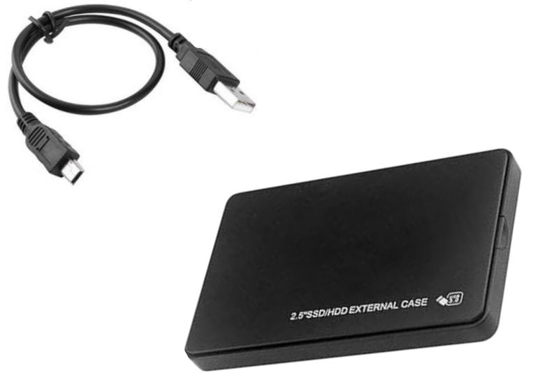 2.5" External Hdd Enclouser USB 2.0 (Black)