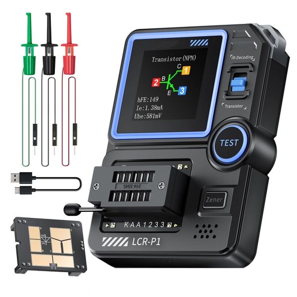 Transistor Tester LCR Meter,SMD Electronic Component Tester,Easily Identify