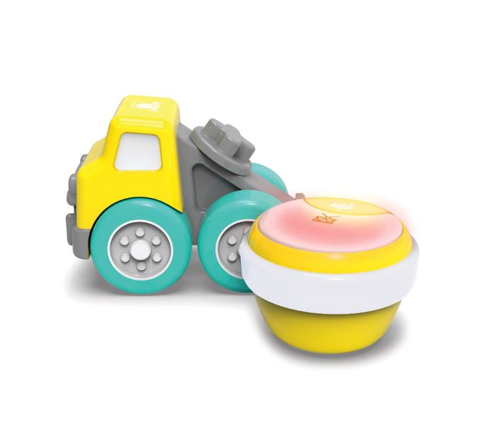 BB Junior Cement Mixer Truck with Musical Drum for Toddlers (20cm Long)