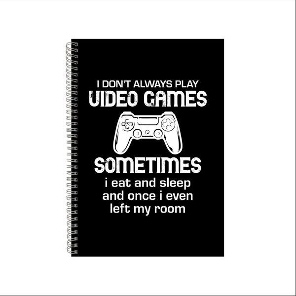 Video Games Notebook Gamer Gift Idea A4 Notepad Pad 32