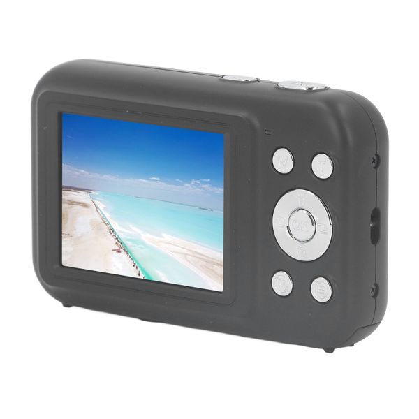 2.5K Digital Cam, 44MP, 2.4" IPS Screen, 16X Zoom, For Seniors, Black