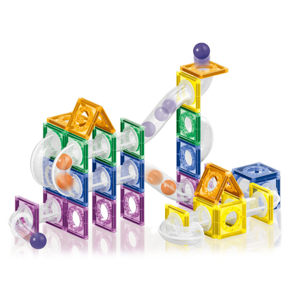 Cogo - Magnetic Tiles with Track Ball - 84 Pieces
