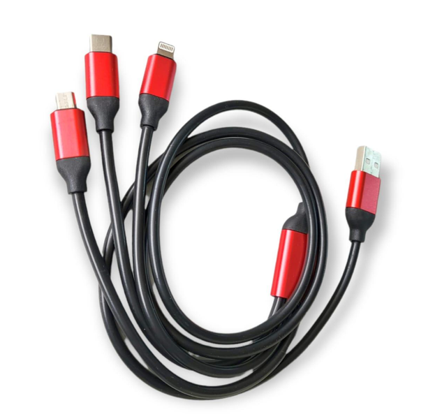 3 In 1 Portable Charging Cable- 1M