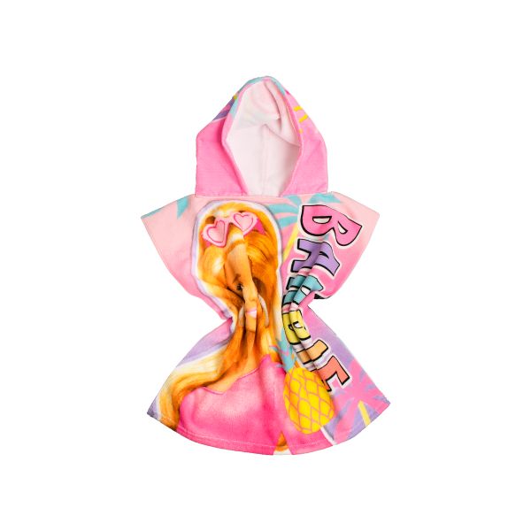 BARBIE By Mattel Official Licensed Kids Hooded Towel - Soft &amp; Absorbent