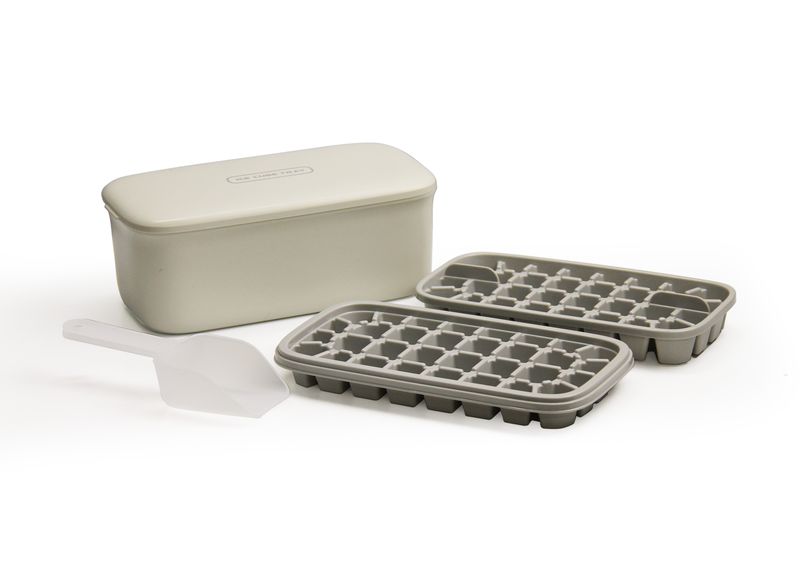 Fine Living Silicone Ice Tray Box - White