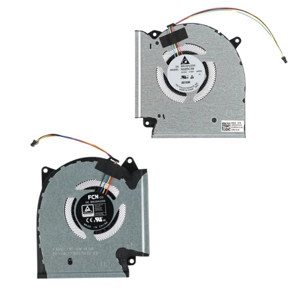CPU + GPU Fans Compatible with Asus ROG Strix G15 G513 &amp; G17 G713 - 12V