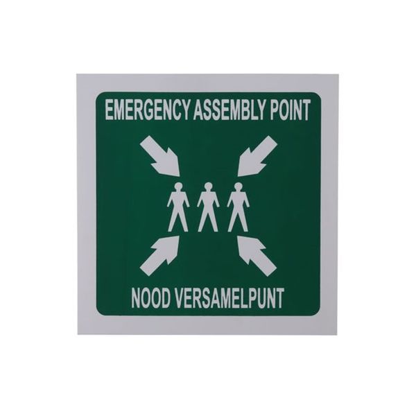 Emergency Assembly Point Sign 290 x 290mm GA26