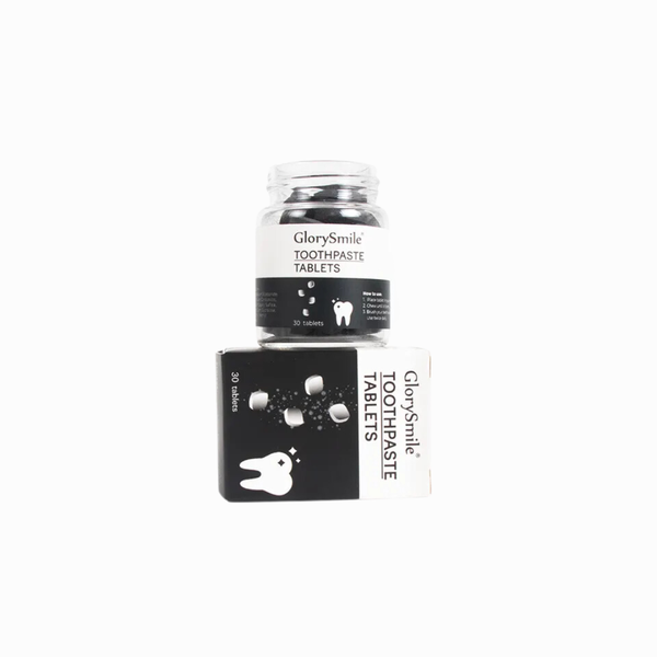 GlorySmile Charcoal Toothpaste Tablets- 30 Tablets