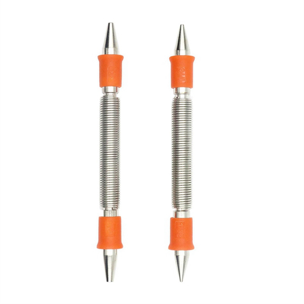 2Pc Spring Tool 1/32In, 1/16In, 3/32In, 1/8In Nail Punch for Wood