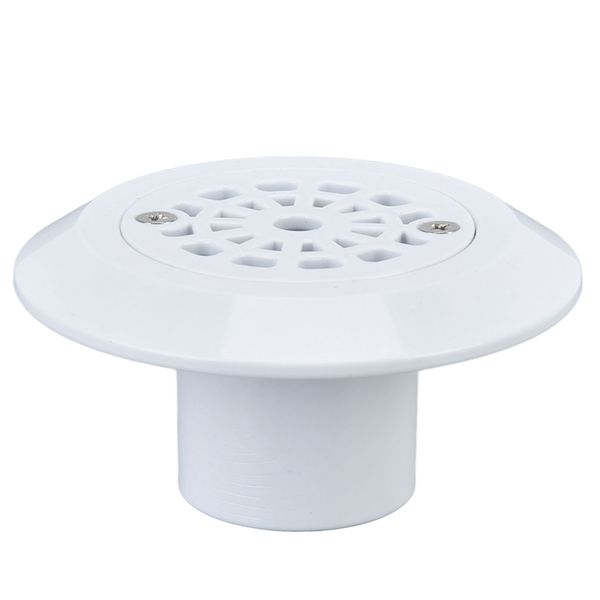 White Pool Water Outlet Drain Fitting For Pools And Hot Springs