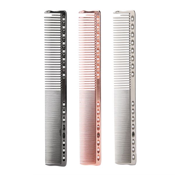 3 Space Alu Set Antistatic Wide Fine Tooth Hair Brush Hairdressing Tool