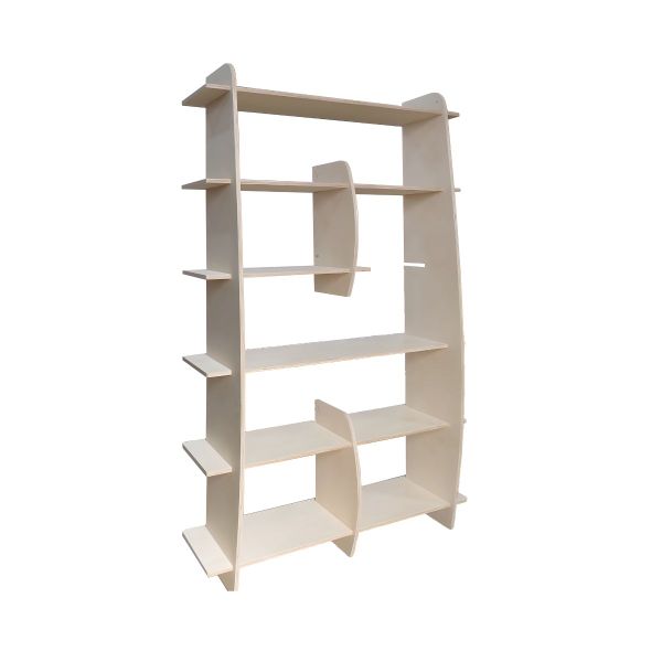 Tusk Studios Heron Multi-Functional, Modular Bookshelf, Display &amp; Media Set