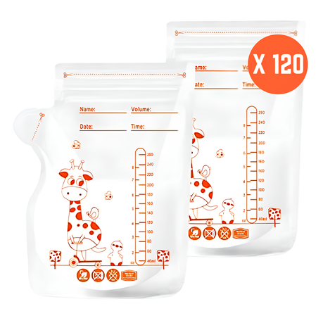 Little Luvs Breast Milk Storage Bags - Easy Pour Spout Image