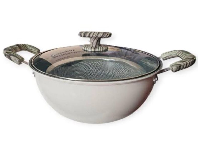 Cookware Pot 28Cm With Lid And Stainless Steel Strainer