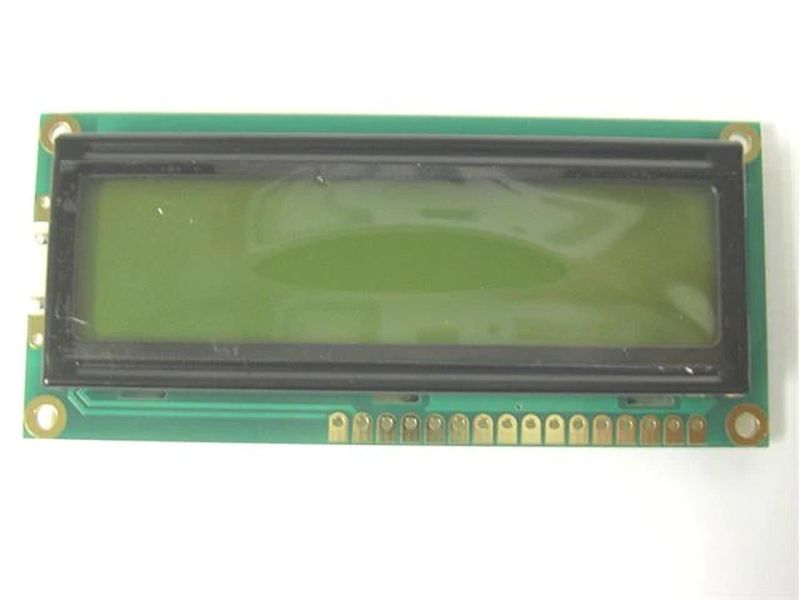 LCD Module with Led Backlight and Yellow-Blue Background - Transflective