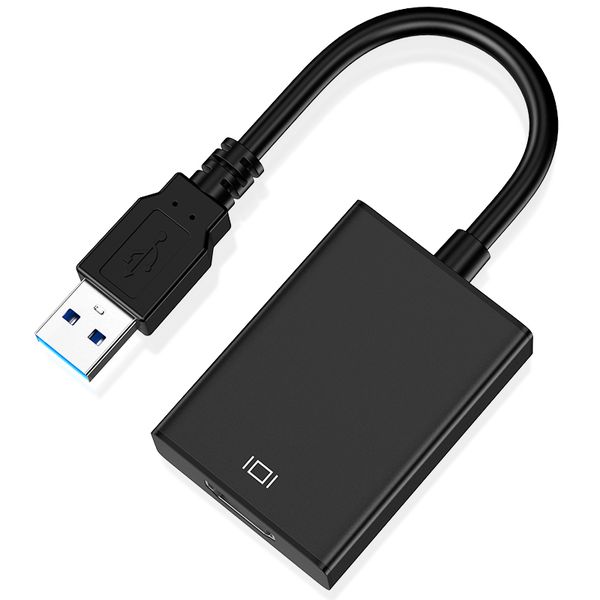 Usb To Hdmi Adapter, Compatible With Most Laptops, For Tv, Monitor