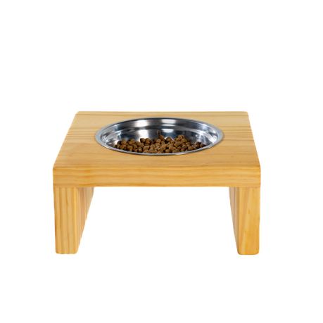 Clear Single Dog Bowl Feeder