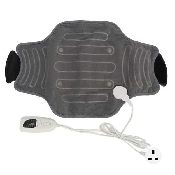 UK Plug Dark Grey Electric Heating Brace